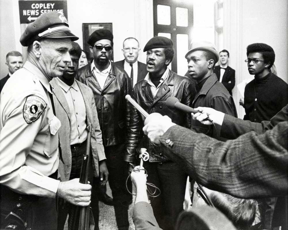 Black panthers and cops