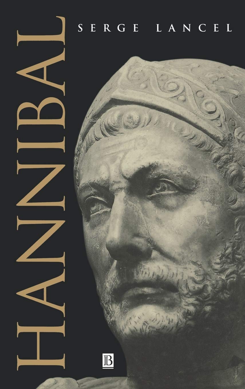 Hannibal book cover with statue detail